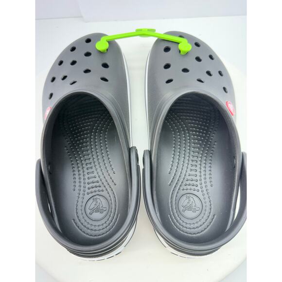 CROCS Crocband Men’s Size 12 Black Clog Sandals 11016-001 Slip On Shoes NEW - Picture 5 of 9